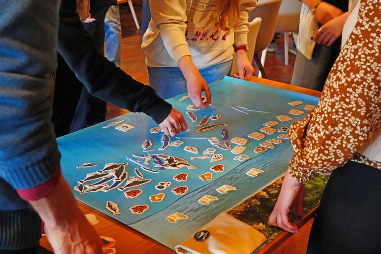 De workshop van Stichting Rugvin op de Zoogdierdag