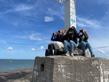 Spotters op de uitkijk bij Zierikzee