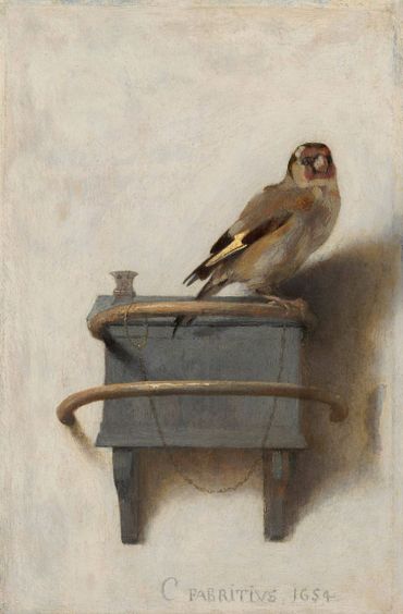 Het puttertje van Carel Fabritius, 1654