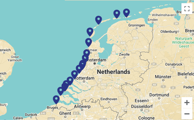 Je mág overal tellen, maar er zijn 18 locaties met een 'Schelpdesk'