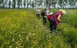 Excursie in het gebied