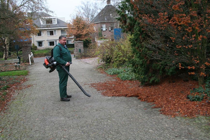 Arnold van Vliet Bladblazen herfst botanische tuin Belmonte Wageningen