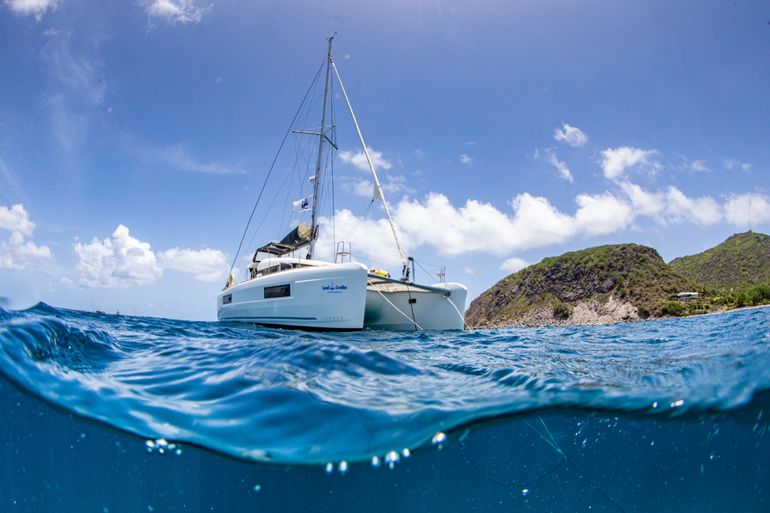 Expeditie per zeilschip bij Sint Eustatius