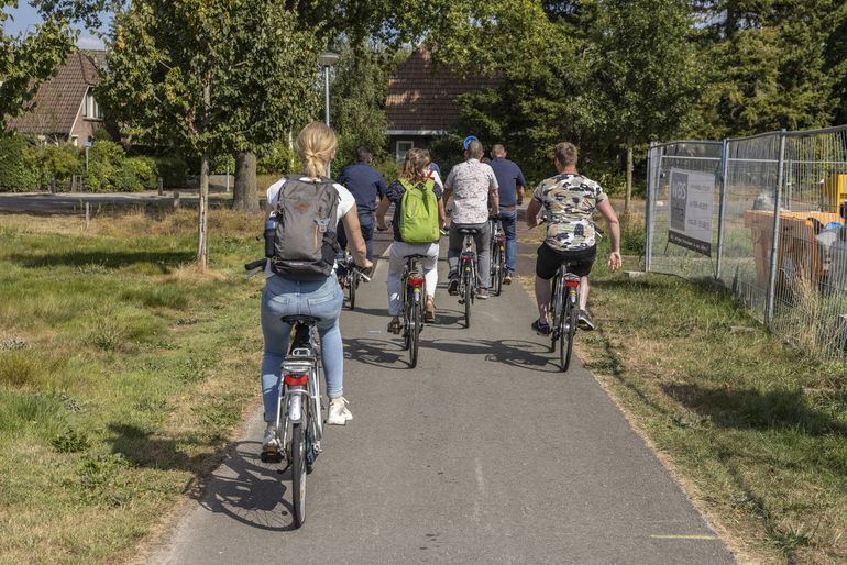 Fietstocht tijdens de Groene Karavaan