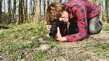 Eric Mahieu in het veld