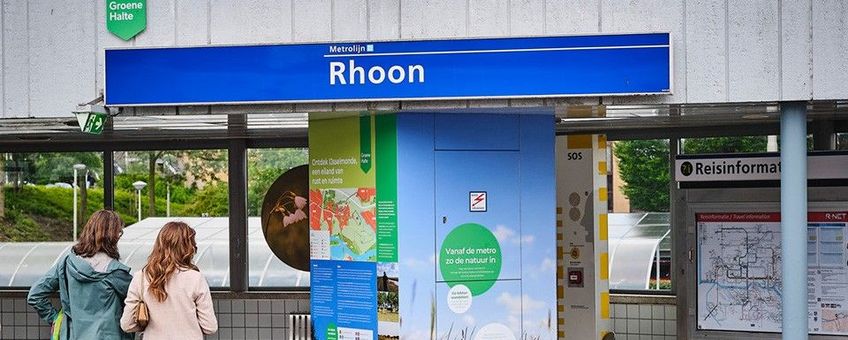 Groene Halte metrostation Rhoon (ZH)