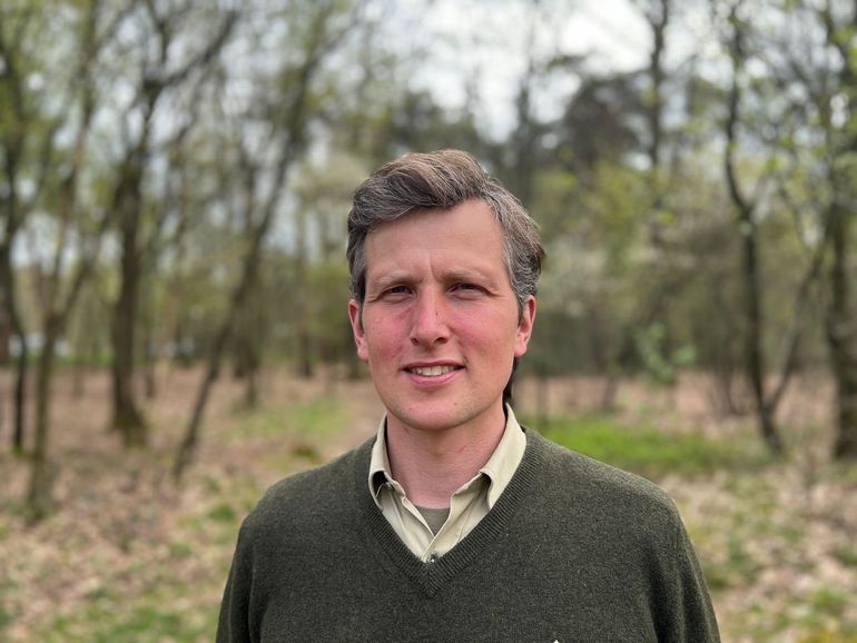 Maurits de Groot, boswachter bij gemeente Arnhem. De gemeente is al bijna 25 jaar lid van Bosgroep Midden Nederland
