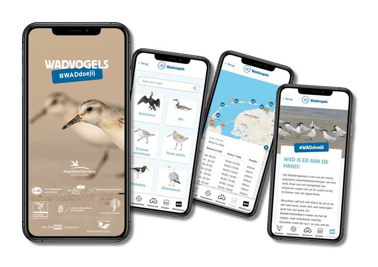 De vernieuwde wadvogelapp