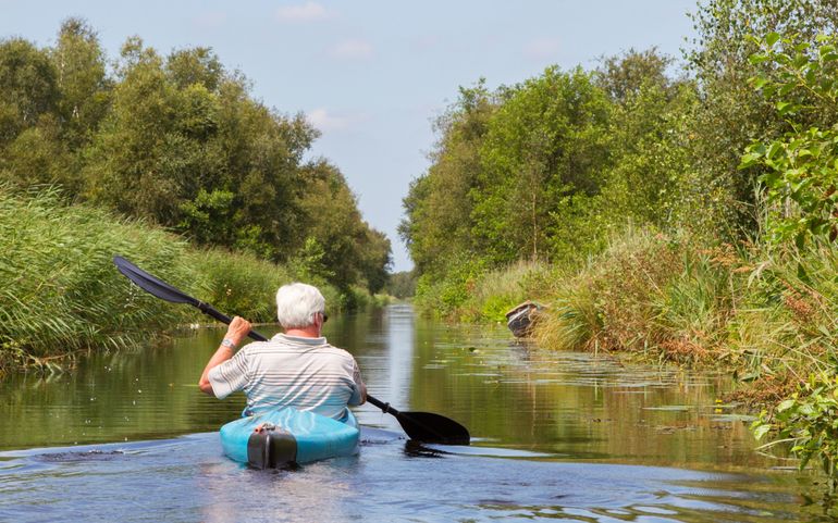 Man in kayak 