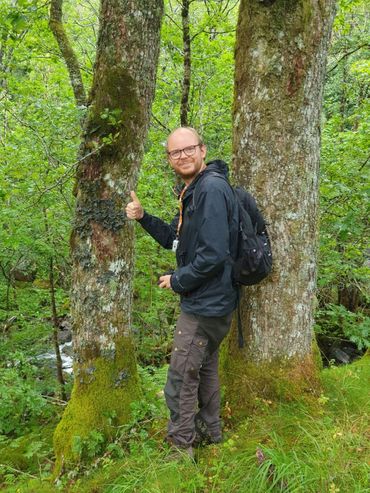 Lukas Verboom, docent van de Basiscursus Mossen