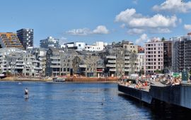 Zwemmen in de haven van Oslo.