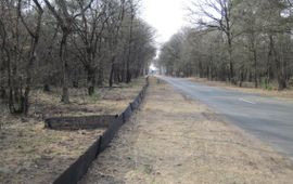 Op 22 februari zijn aan de Heetweg in Kootwijk de schermen geplaatst