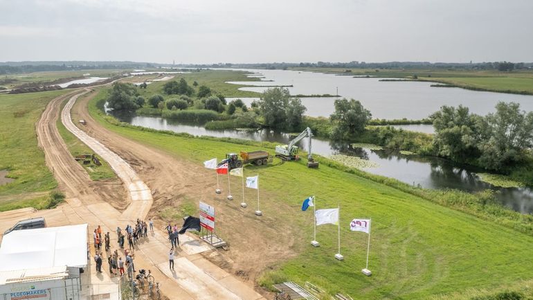 Herstart van het werk aan natuurgebied de Elster Buitenwaarden