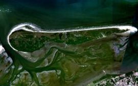 NASA World Wind Ameland satelliet, wikipedia, public domain