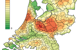 Tekenradar.nl Dichtheid van tekenbeetmeldingen gemeld via Tekenradar.nl in 2012 en 2013