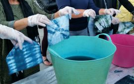 Hanneke Jelles Verven met indigo