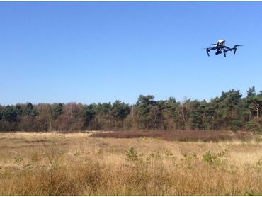 Drone boven veentje