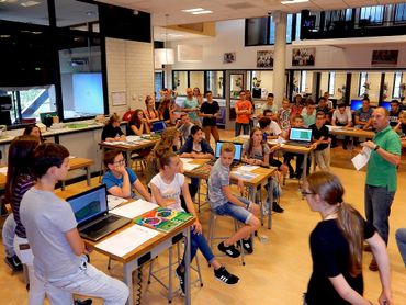 Leerlingen van het Dongemondcollege presenteren hun ideeën voor de idylle