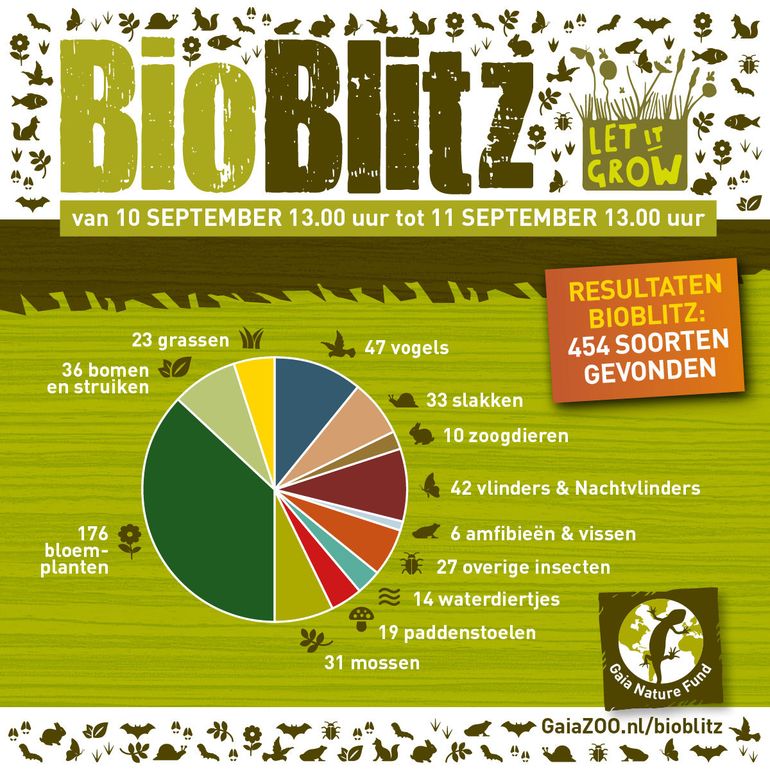 Resulaten van de BioBlitz