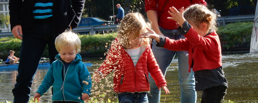 Kinderen zaaien Idylle in Rijswijk