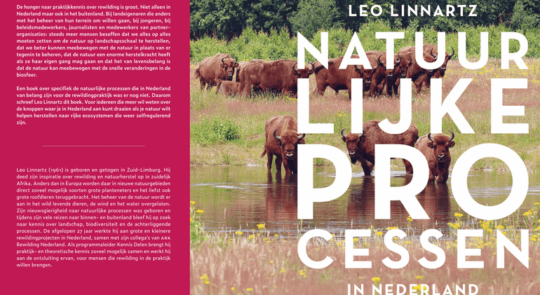 Omslag boek Natuurlijke Processen in Nederland