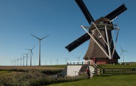 Goliath Poldermolen, Eemshaven, provincie Groningen