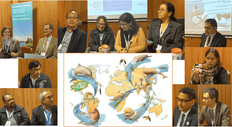 Overleg op de Ramsarconferentie over rivierdolfijnen