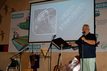 Theo Schuurmans tijdens zijn boekpresentatie op 6 mei jl. 