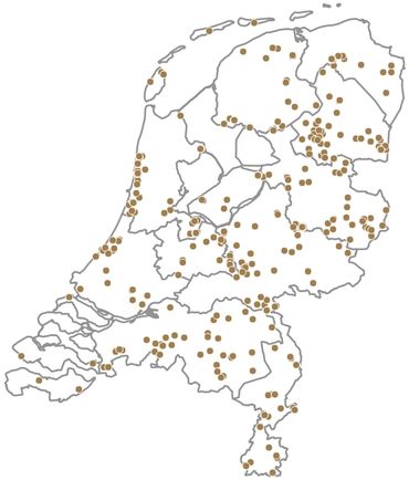 Waarnemingen van de perentak vanaf 2015