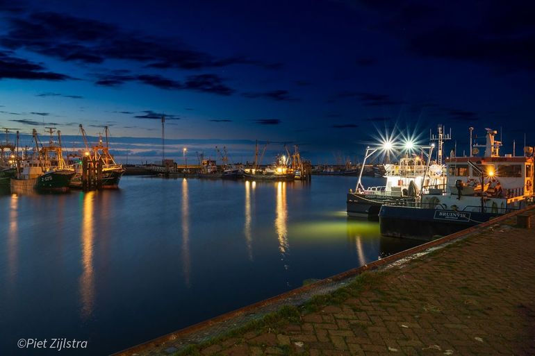 De haven van Lauwersoog