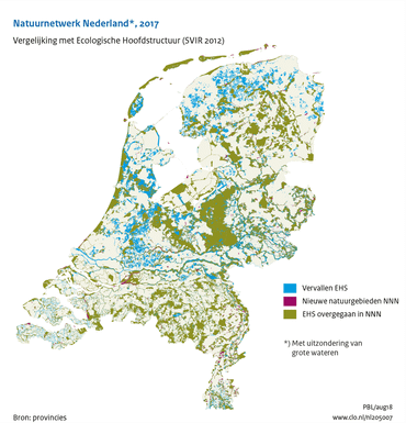 Groene hagelslag: het nationaal natuurnetwerk zonder verbindingen