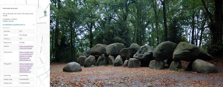 Het grootste hunebed van Nederland ligt bij Borger in Drenthe