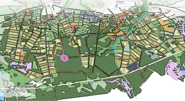 Gebiedsinrichting binnen project Nieuwste Oogst - Schakelkast gevisualiseerd