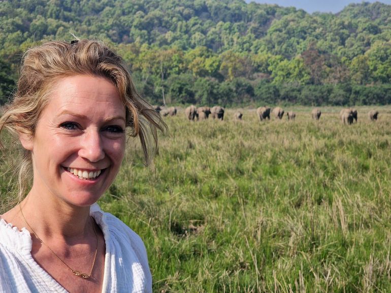 Mirte Bosse (WUR) op werkbezoek in Noord-India