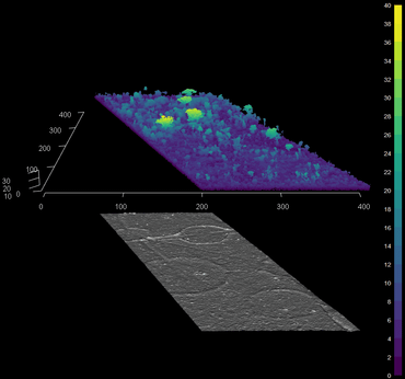 LiDAR can scan through foliage