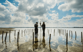 Edwin Paree Setting up a large-scale field experiment in de Oosterschelde/ Opzetten van een grootschalig veldexperiment in de Oosterschelde