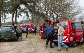 Brandweer en natuurbeheerders samen het veld in