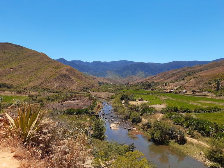 Een van de landschappen die in Madagaskar te vinden is