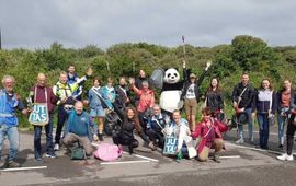 Daan en Steef Beach cleanup