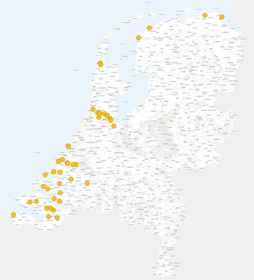 Meetlocaties kruisnetmonitoring 'Samen voor de Aal 2020'