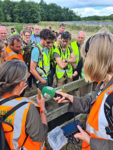 De excursie werd vastgelegd door Vroege Vogels