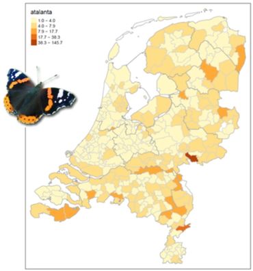 De atalanta werd overal in het land gezien