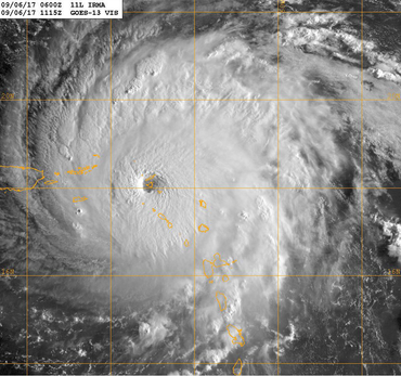 Orkaan Irma, wiens onvoorziene snelle intensivering en impact als een van de sterkste Atlantische orkanen ooit is geregistreerd, was een direct gevolg van klimaatverandering