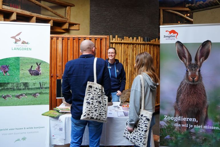 De nieuwste werkgroep van de Zoogdiervereniging, Werkgroep Langoren, was ook aanwezig op de Zoogdierdag