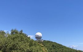 Fiona Lippert weerradar op Corfu, Griekenland