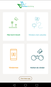 Bermen melden kan via de app 'Vlindermee', die gratis te downloaden is in de appstore en de playstore