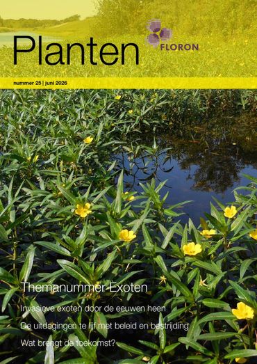 Voorblad themanummer 'Exoten' van FLORON