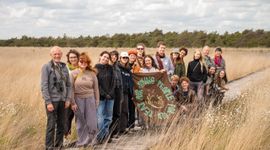 Participants of the Young People Old Peat symposium