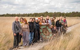 Participants of the Young People Old Peat symposium