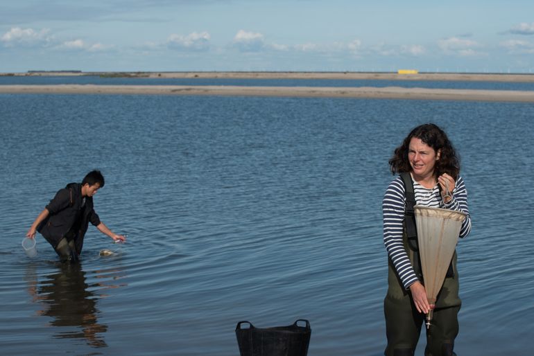 Onderzoekers Liesbeth Bakker en Hui Jin